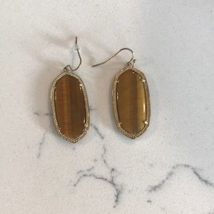 Kendra Scott Elle Earrings - Tiger’s Eye